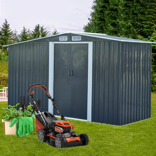 4x8 galvanised sheds steel - ft,