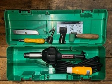 Leister Triac ST 120V Hot Air Welder Gun with Carry Case & Accessories