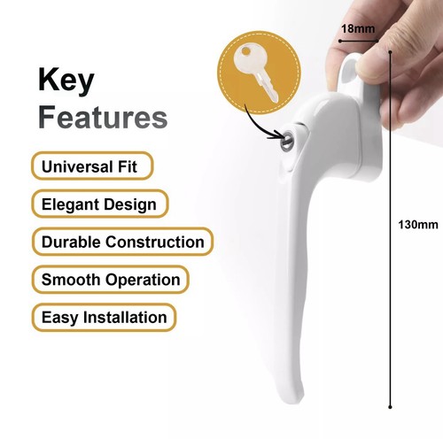 Upvc universal window handle - window,