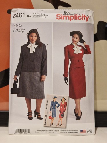 Simplicity 1940s vintage 8461 - 1940s,