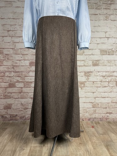 Long brown herringbone - long,