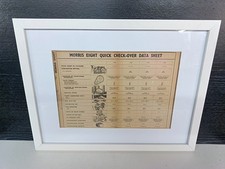 Morris Eight 8hp Quick check