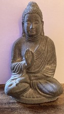 Sitting buddha 12cm resin - sitting,