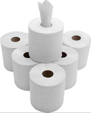 6 PACK 2 PLY WHITE EMBOSSED
