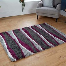LIVING ROOM THICK LARGE SHAGGY RUG BEDROOM NON SLIP ON CARPET HALLWAY RUNNER RUG