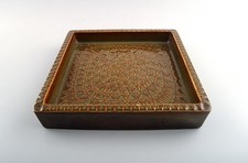 Stig Lindberg, Gustavsberg, "Domino" dish in ceramics. 1950s.