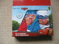 Pack of 3 Boy's Disney Cars