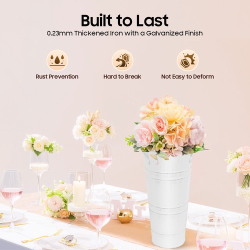 Pack modern white flower - 8,