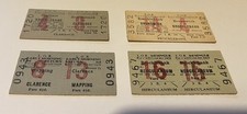 4 x L.O.R. Railway Ticket