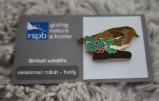 RSPB Bird Pin Badge - Seasonal