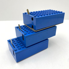 3x Vintage Lego Battery Boxes Untested See Photos                            K12