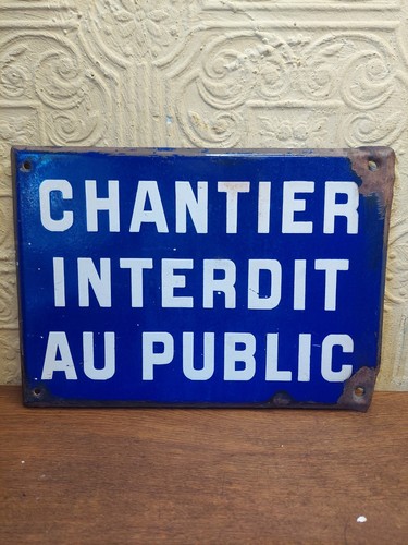 Vintage french enamel - french,