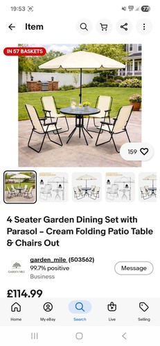 Seater garden dining - 4,