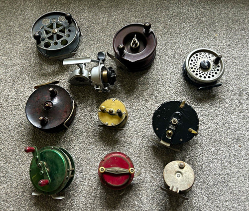 Job lot vintage fishing reels - fishing,