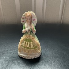 Vintage Figurine Lady Lace