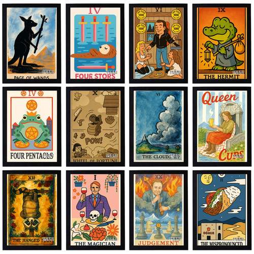 Vintage tarot cards - vintage,