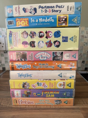 Children kids vhs video - children's, tape
