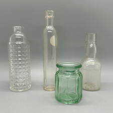 Small Vintage Glass Vase Jars