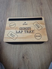 Ipad Lap Tray Personalised Name George. Never Used Good Condition