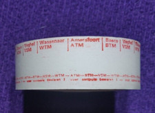 ATM AMERSFOORT WTM WASSENAAR BTM BAARN SETRIGHT BUS COACH TICKET MACHINE ROLL