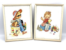 Two original Vintage framed