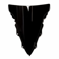 MPW Double Bubble Black Windshield Screen for Yamaha YZF-R1 09-14