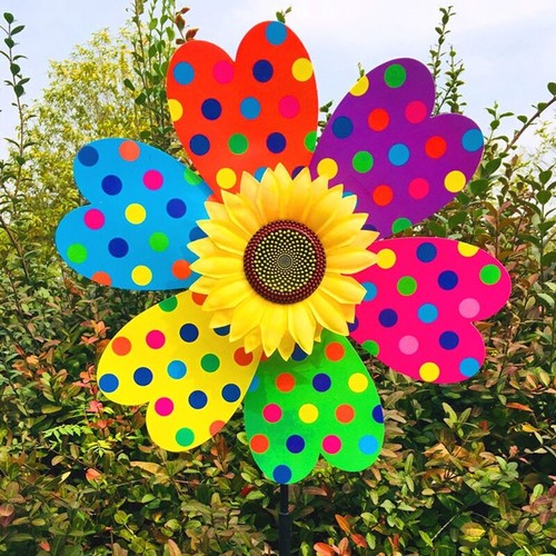 Sunflower wind spinner - sunflower,
