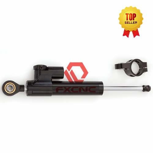 Black cnc steering damper for - steering,