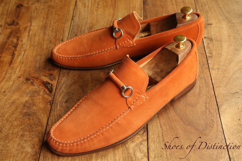 Russell bromley orange suede - bromley,