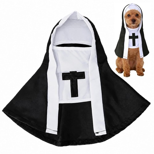Halloween nun dog costumes - halloween,