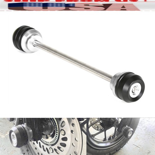 Front wheel fork axle - front,