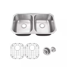 32 In. 50/50 Double Bowl