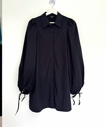 Monki black button blouse - monki,