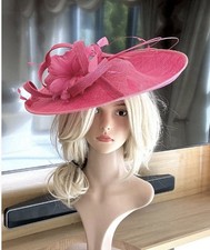 Snoxell & Gwyther Cerise Pink Disc Hatinator - MOTB Wedding Races Ascot