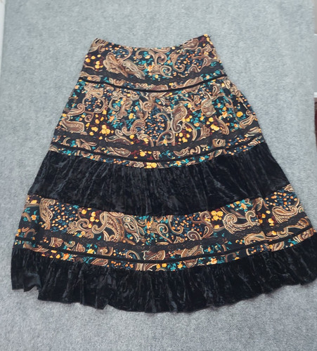 Tribal skirt womens - womens, black