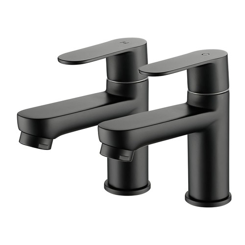 Chrome bathroom basin pillar - basin,