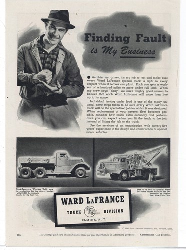 1943 ward lafrance trucks - 1943,