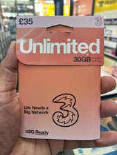 Three sim card payg 5g - uk,