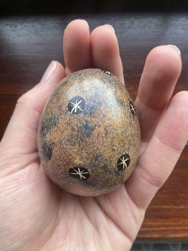 Vintage stone egg polished