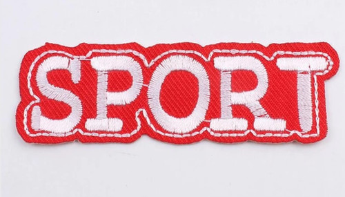 Sport logo red white - sport, &