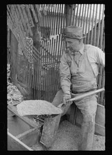 Unharnessing team of horses, Grundy County, Iowa 1940s Old Photo 8