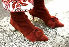 ZARA LEATHER ANKLE BOOTS SHOES