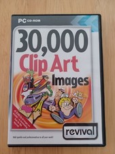 30,000 CLIP ART IMAGES PC CD ROM - NEVER USED