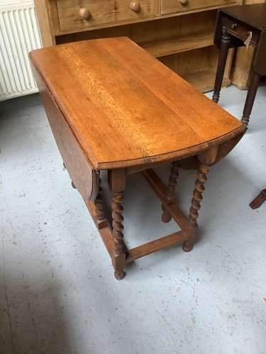 Antique oak gate leg drop - gate, leaf