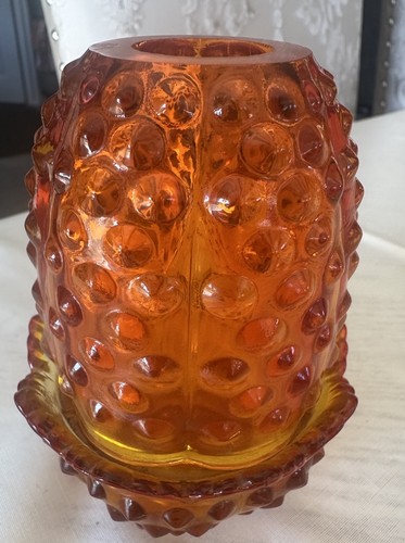 Fairy lamp vtg - fairy, orange