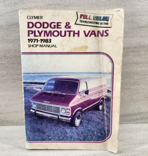 Clymer dodge plymouth vans - clymer,