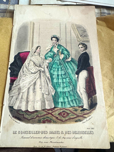 Antique french fashion - antique,