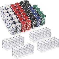 1000 Pcs Poker Chips Set with