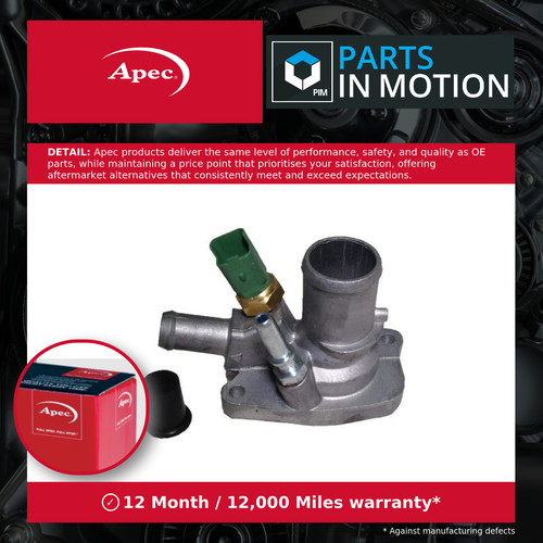 Coolant thermostat fits fiat - thermostat,