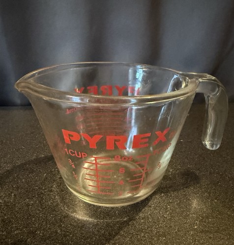 Vtg pyrex cup - vtg, glass
